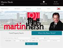Tablet Screenshot of martyhersh.shorewest.com