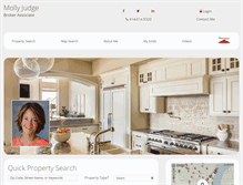 Tablet Screenshot of mollyjudge.shorewest.com